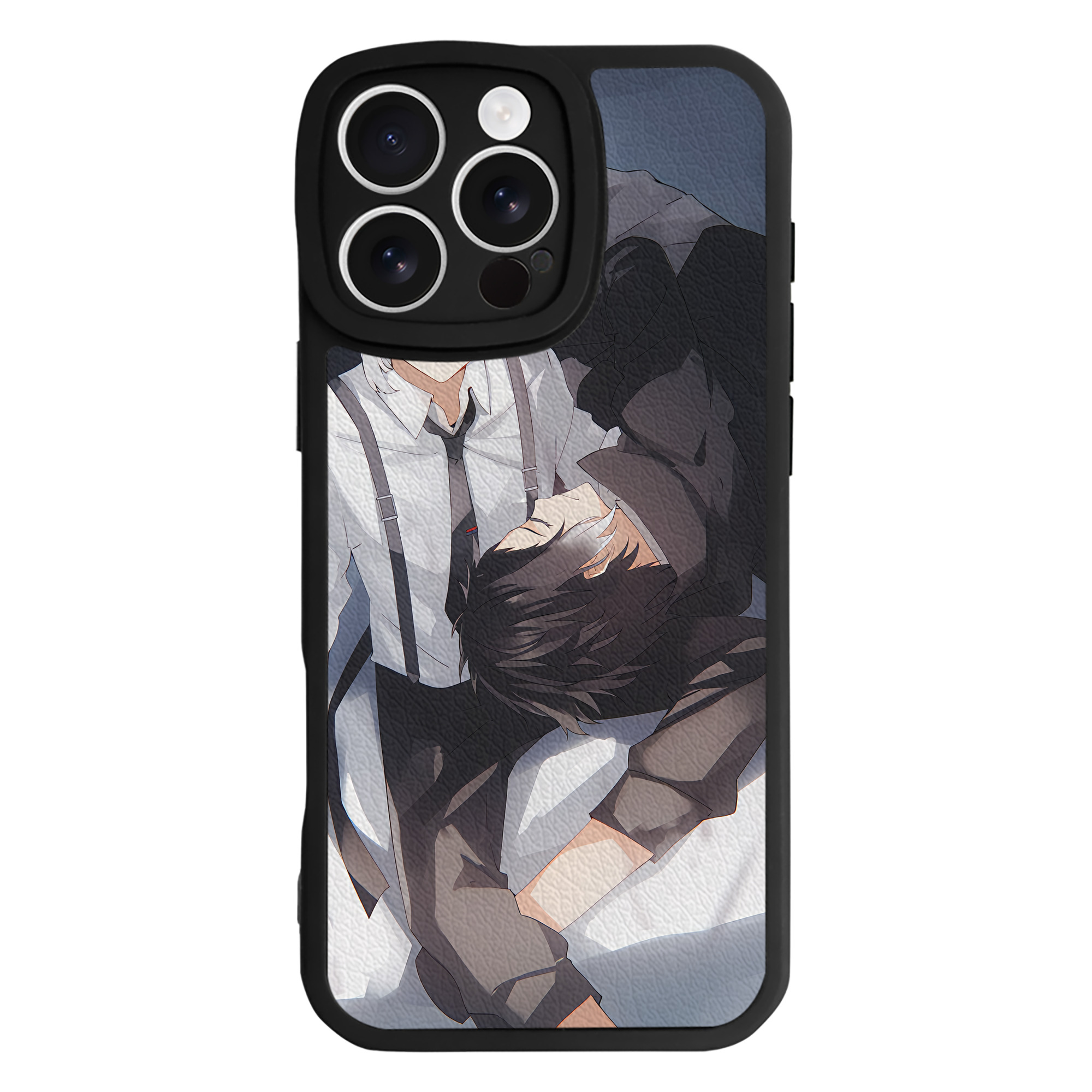 （画像用） 文豪ストレイドッグス Bungo Stray Dogs 【iPhone 16シリーズ対応】シリコンスマホケース（レザー調） 材質：シリコン